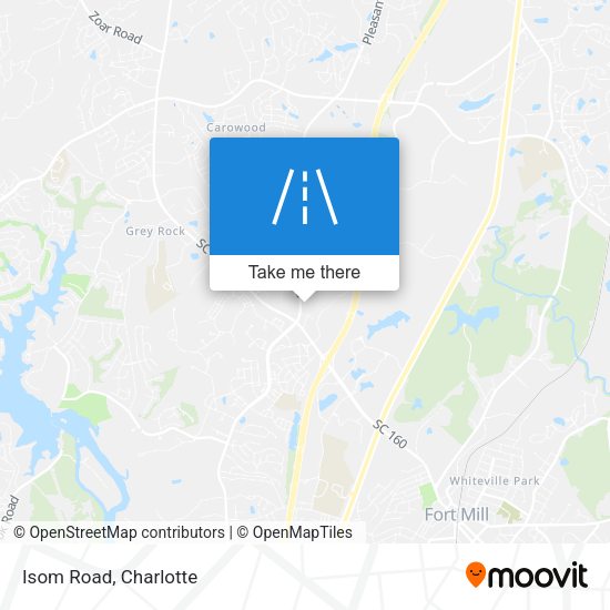 Mapa de Isom Road