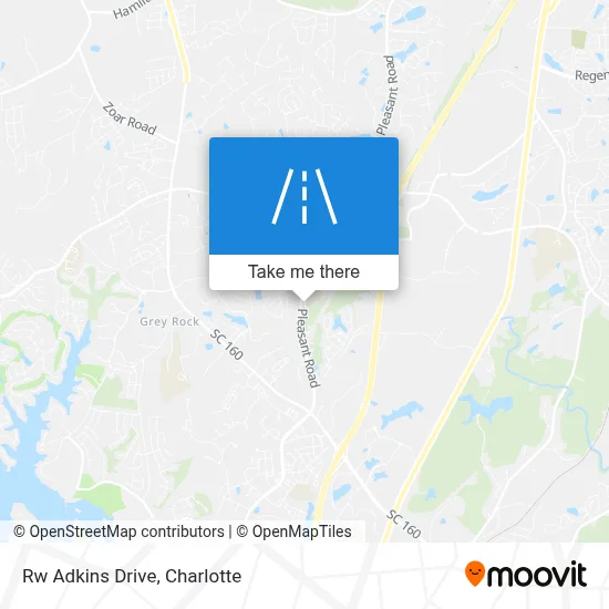 Rw Adkins Drive map