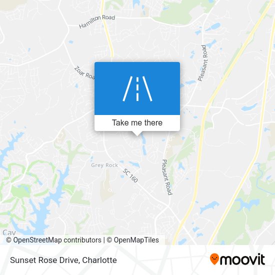 Sunset Rose Drive map