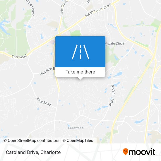 Caroland Drive map