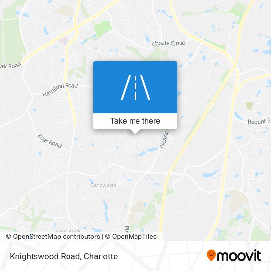 Knightswood Road map