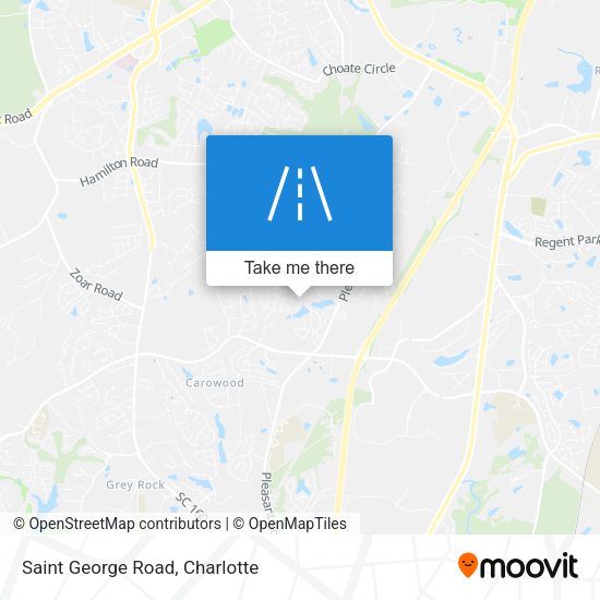 Saint George Road map