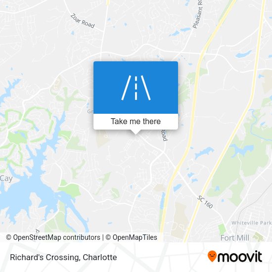 Richard's Crossing map