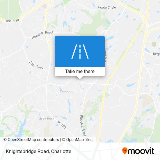 Knightsbridge Road map