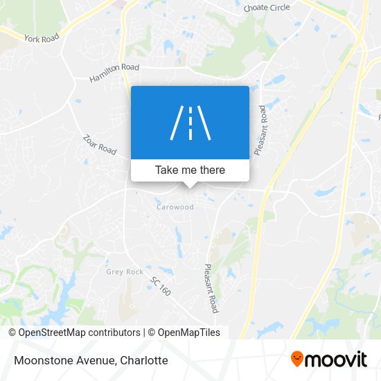 Mapa de Moonstone Avenue