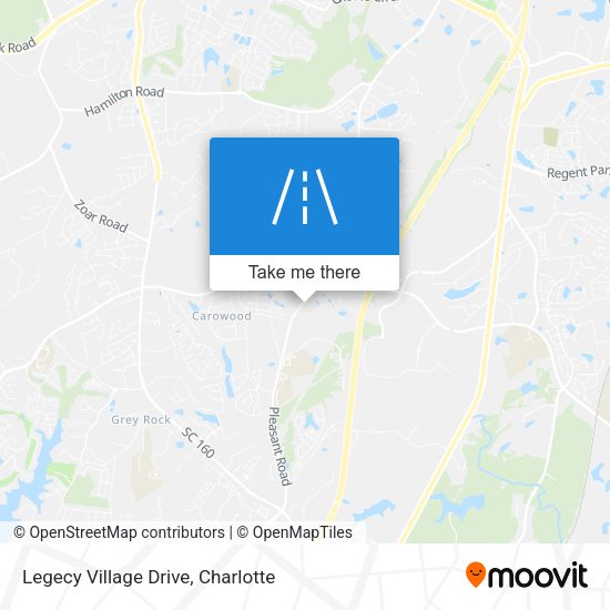Legecy Village Drive map