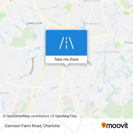Garrison Farm Road map