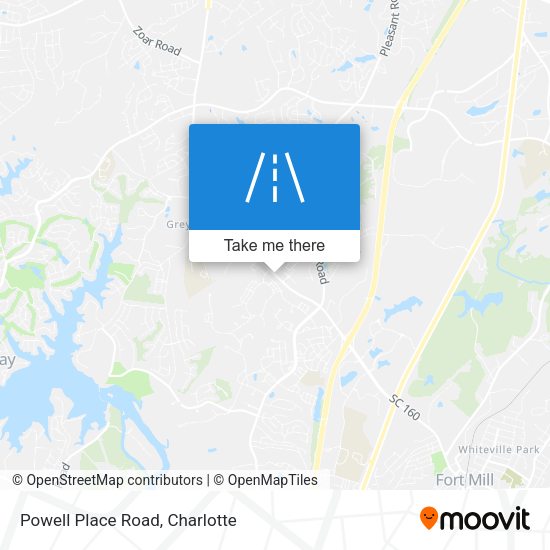Powell Place Road map