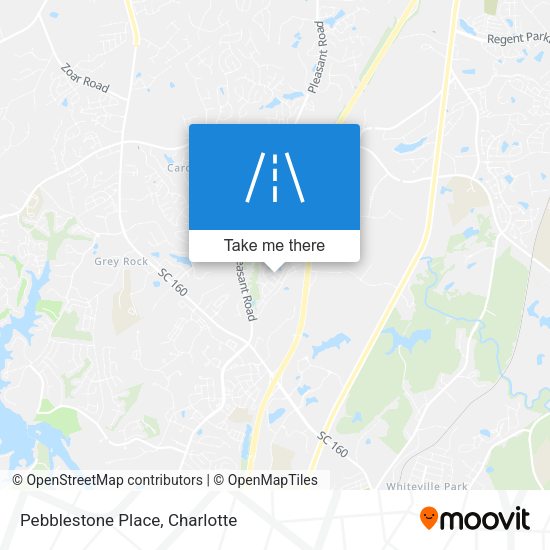 Pebblestone Place map