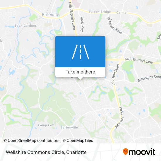Wellshire Commons Circle map