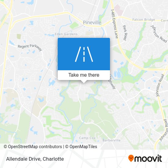 Mapa de Allendale Drive