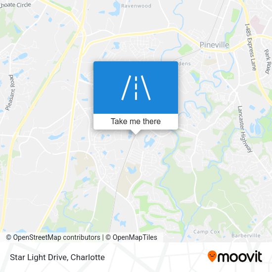 Star Light Drive map