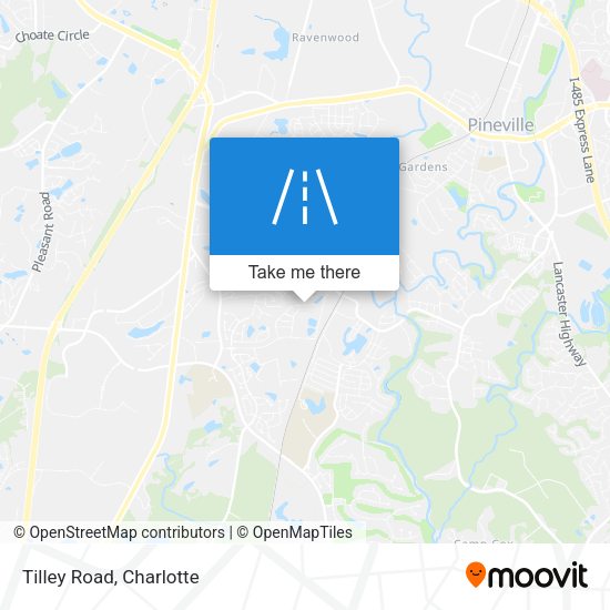 Mapa de Tilley Road