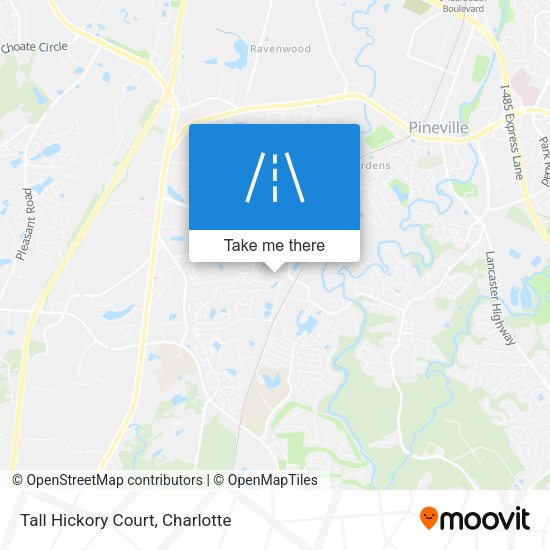 Tall Hickory Court map