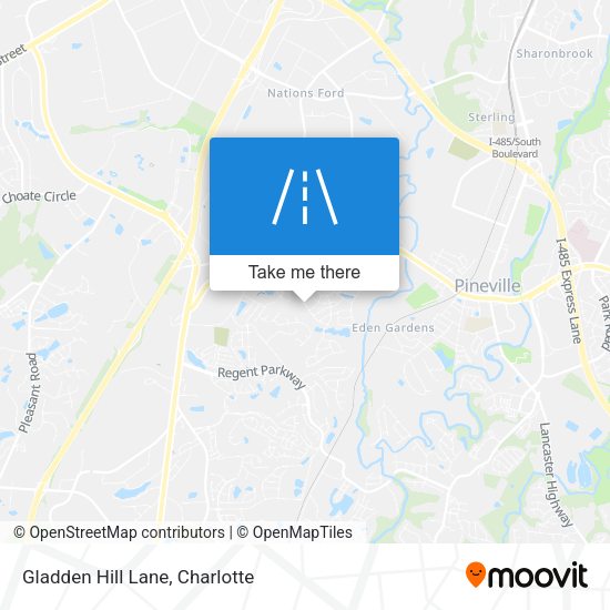 Mapa de Gladden Hill Lane