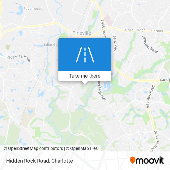 Mapa de Hidden Rock Road