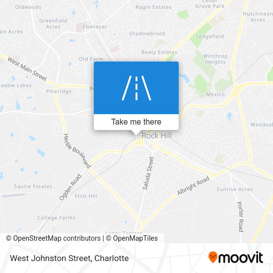 West Johnston Street map