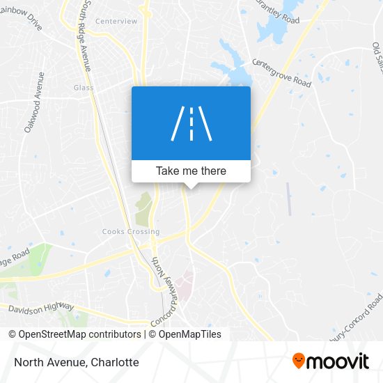 Mapa de North Avenue