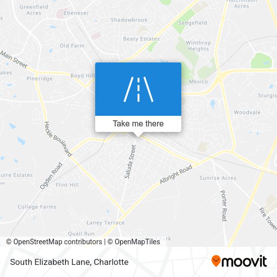 South Elizabeth Lane map