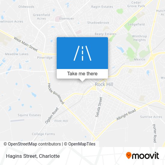 Mapa de Hagins Street