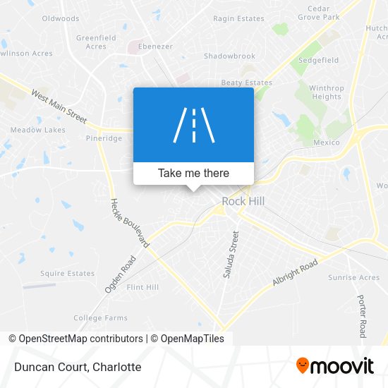 Mapa de Duncan Court