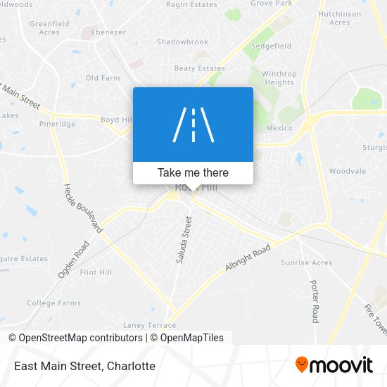 East Main Street map