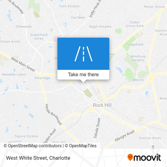 West White Street map