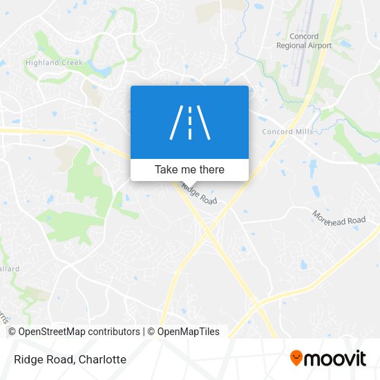 Mapa de Ridge Road