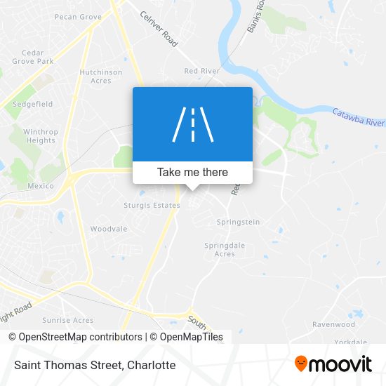 Saint Thomas Street map