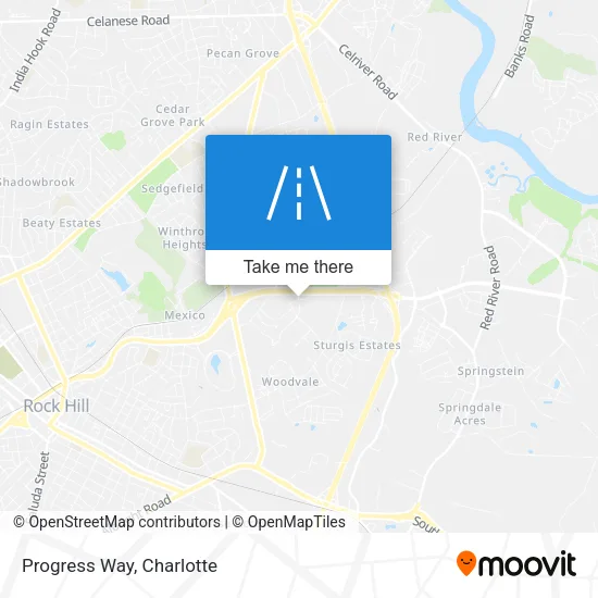 Progress Way map