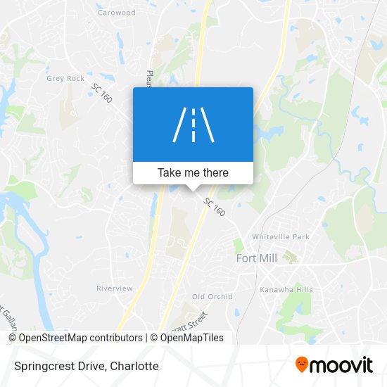 Springcrest Drive map