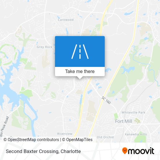 Mapa de Second Baxter Crossing