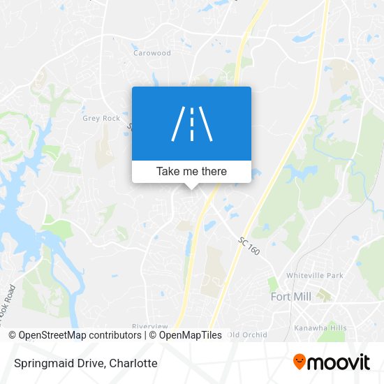 Springmaid Drive map