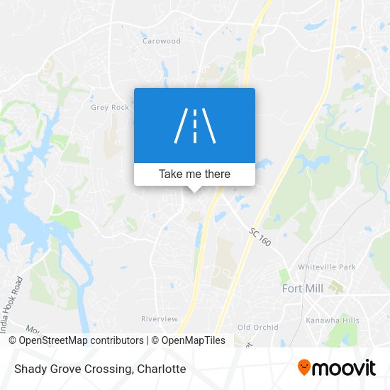 Shady Grove Crossing map