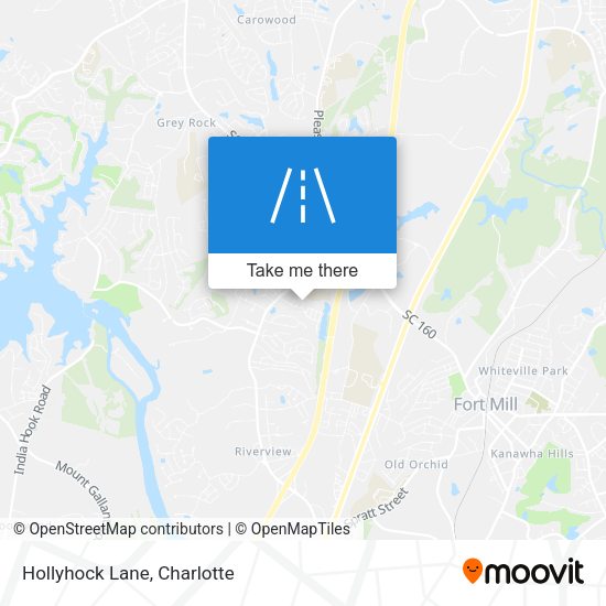 Mapa de Hollyhock Lane