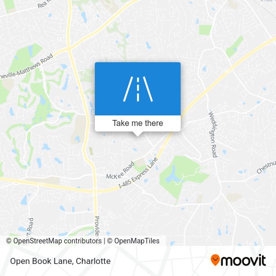 Mapa de Open Book Lane