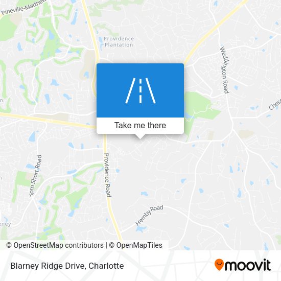 Blarney Ridge Drive map