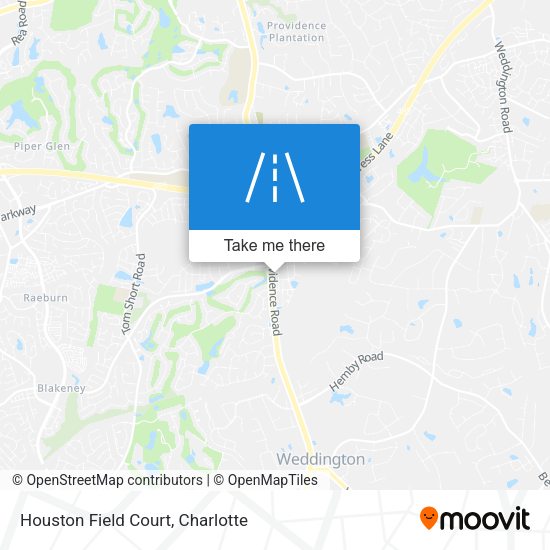 Houston Field Court map
