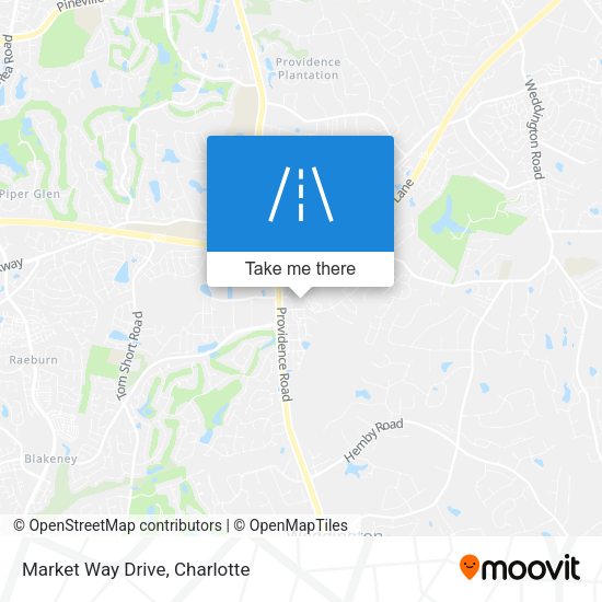 Market Way Drive map