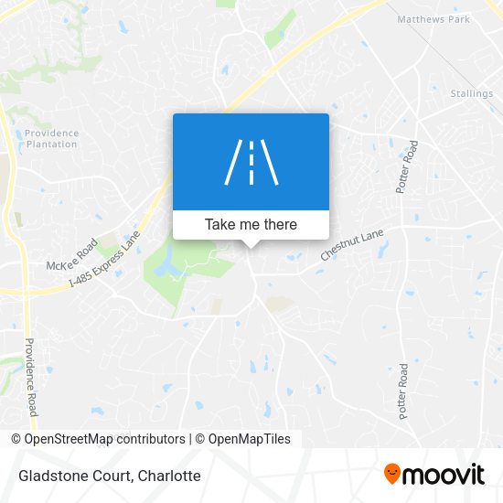 Gladstone Court map