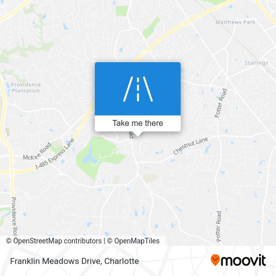 Franklin Meadows Drive map
