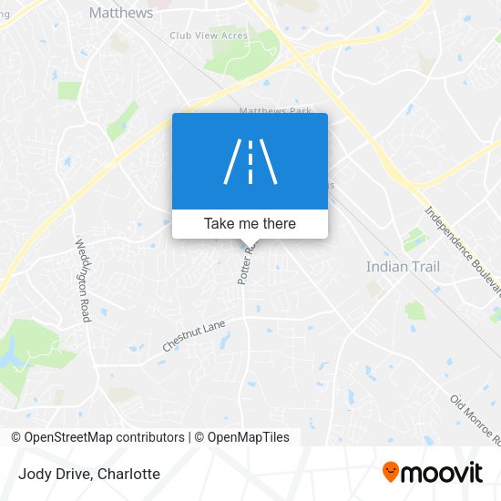 Mapa de Jody Drive