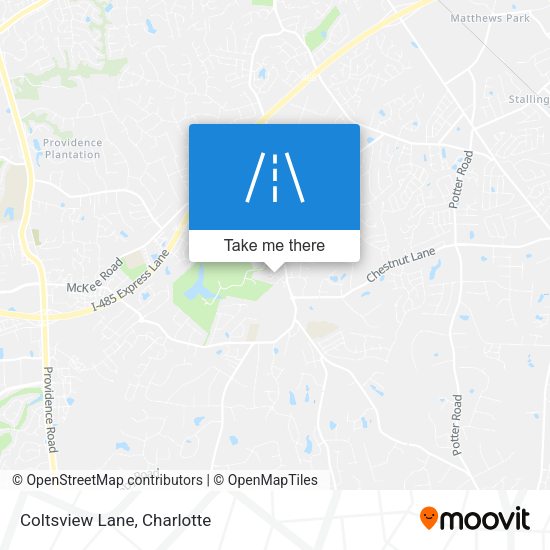 Mapa de Coltsview Lane