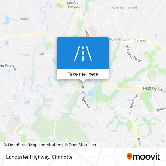 Mapa de Lancaster Highway