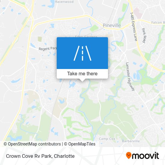 Mapa de Crown Cove Rv Park