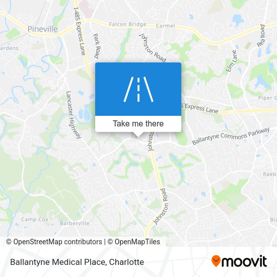 Ballantyne Medical Place map