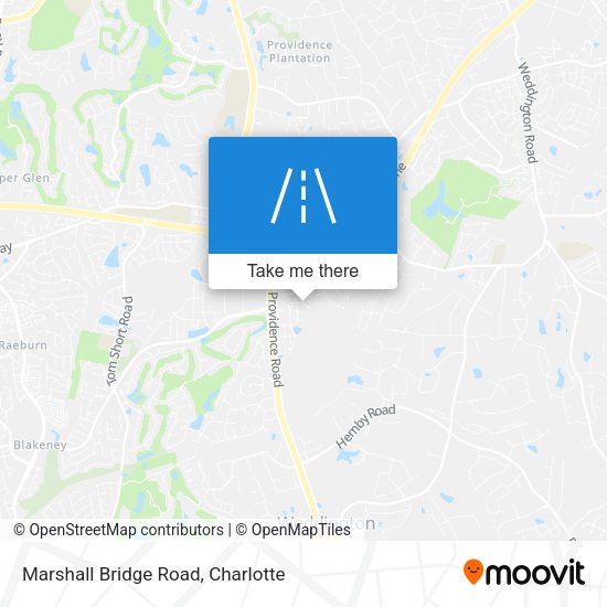 Marshall Bridge Road map