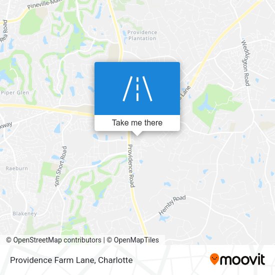 Mapa de Providence Farm Lane
