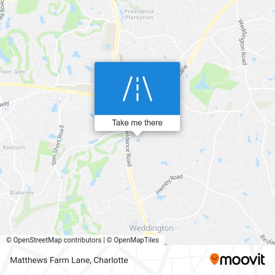 Mapa de Matthews Farm Lane
