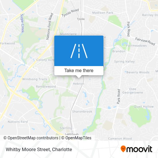 Mapa de Whitby Moore Street